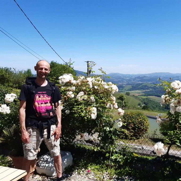 Portrait Teacher in front of beautiful view